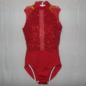 Red Sequin Leotard [No tag AM?]
